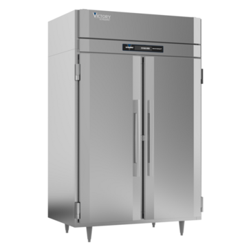 Victory Refrigeration FS-2D-S1-HC 52.13'' 44.57 cu. ft. Top Mounted 2 Section Solid Door Reach-In Freezer