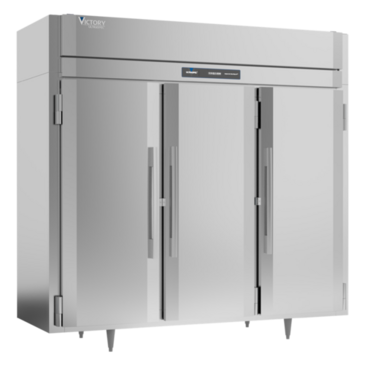 Victory Refrigeration FS-3D-S1-EW-HC 85.50'' 74.16 cu. ft. Top Mounted 3 Section Solid Door Reach-In Freezer