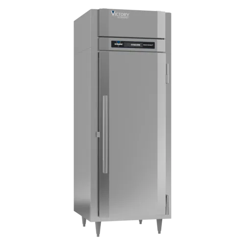 Victory Refrigeration FSA-1D-S1-EW-HC 31.25'' 24.08 cu. ft. Top Mounted 1 Section Solid Door Reach-In Freezer