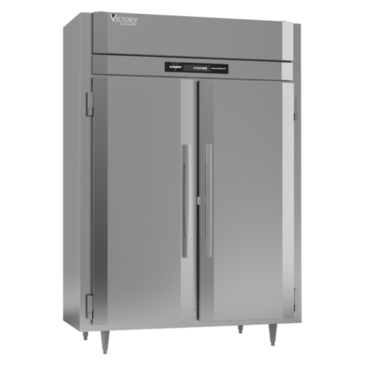 Victory Refrigeration FSA-2D-S1-EW-HC 58.38'' 49.02 cu. ft. Top Mounted 2 Section Solid Door Reach-In Freezer