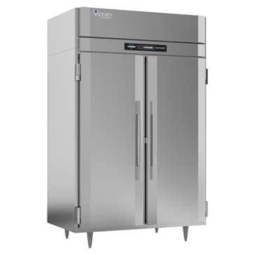 Victory Refrigeration FSA-2D-S1-HC 52.13'' 44.57 cu. ft. Top Mounted 2 Section Solid Door Reach-In Freezer