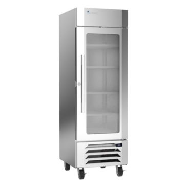 Victory Refrigeration LSF23HC-1 27.25'' 22.5 cu.ft 1 Section Silver Glass Door Merchandiser Freezer