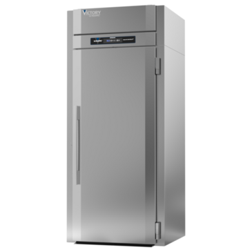 Victory Refrigeration RIS-1D-S1-HC 36.5" Top Mounted 1 Section Roll-in Refrigerator with 1 Right Solid Door - 34.86 cu. ft.