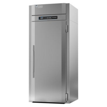 Victory Refrigeration RISA-1D-S1-HC 36.5" Top Mounted 1 Section Roll-in Refrigerator with 1 Right Solid Door - 34.86 cu. ft.