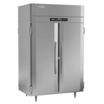 Victory Refrigeration RS-2D-S1-PT-HC 52.13'' 48.33 cu. ft. 2 Section Solid Door Pass-Thru Refrigerator