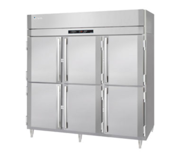 Victory Refrigeration RSA-3D-S1-EW-HD-HC 85.50'' 79.6 cu. ft. Top Mounted 3 Section Solid Half Door Reach-In Refrigerator