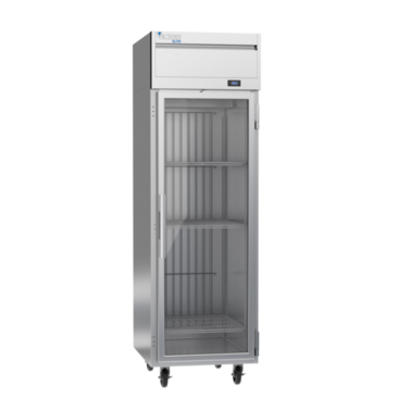 Victory Refrigeration VERSA-1D-GD-HC 26.00'' 21.66 cu. ft. Top Mounted 1 Section Glass Door Reach-In Refrigerator