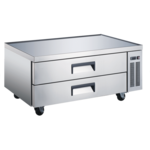 Admiral Craft USCB-52 U-STAR 52" 2 Drawer Refrigerated Chef Base with Marine Edge Top - 115 Volts