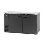 Arctic Air ABB60 Black 2 Solid Door Refrigerated Back Bar Storage Cabinet, 115 Volts