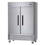 Arctic Air AF49 54'' 49.0 cu. ft. Bottom Mounted 2 Section Solid Door Reach-In Freezer