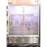 Arctic Air AGR49 54'' 49 cu. ft. Bottom Mounted 2 Section Glass Door Reach-In Refrigerator