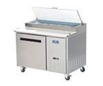 Arctic Air APP48R 47.5'' 1 Door Counter Height Refrigerated Pizza Prep Table