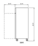 Arctic Air AR23 26.75'' 23 cu. ft. Bottom Mounted 1 Section Solid Door Reach-In Refrigerator