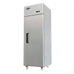 Atosa USA MBF8001GR 28.70'' 21.4 cu. ft. Top Mounted 1 Section Solid Door Reach-In Freezer