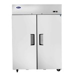 Atosa USA, Inc. Atosa USA MBF8002GR 51.70'' 43.2 cu ft. Top Mounted 2 Section Solid Door Reach-In Freezer