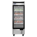 Atosa USA MCF8701GR 27.00'' 19.1 cu. ft. 1 Section Silver Glass Door Merchandiser Freezer