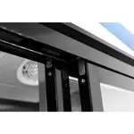 Atosa USA MCF8709GR 54.38'' Silver 2 Section Sliding Refrigerated Glass Door Merchandiser
