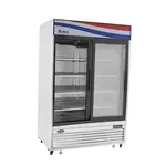 Atosa USA MCF8709GR 54.38'' Silver 2 Section Sliding Refrigerated Glass Door Merchandiser