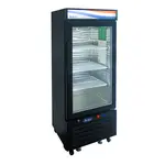 Atosa USA MCF8726GR 24.20'' Black 1 Section Swing Refrigerated Glass Door Merchandiser