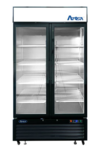 Atosa USA, Inc. Atosa USA MCF8732GR 39.50'' 28.5 cu. ft. 2 Section Black Glass Door Merchandiser Freezer