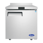 Atosa USA, Inc. Atosa USA MGF8408GR 27.50'' 1 Door Counter Height Worktop Refrigerator with Side / Rear Breathing Compressor - 7.2 cu. ft.