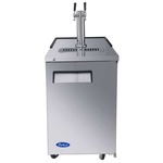 Atosa USA MKC23GR 1 Tap 1/2 Barrel Draft Beer Cooler - Stainless Steel, 1 Keg Capacity, 115 Volts