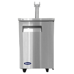 Atosa USA MKC23GR 1 Tap 1/2 Barrel Draft Beer Cooler - Stainless Steel, 1 Keg Capacity, 115 Volts