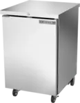 Beverage Air BB24HC-1-F-S Black 1 Solid Door Refrigerated Back Bar Storage Cabinet, 115 Volts