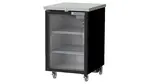 Beverage Air BB24HC-1-FG-B Black 1 Glass Door Refrigerated Back Bar Storage Cabinet, 115 Volts