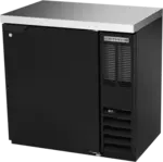 Beverage Air BB36HC-1-B-27 Black 1 Solid Door Refrigerated Back Bar Storage Cabinet, 115 Volts