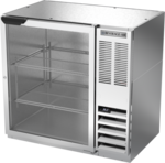 Beverage Air BB36HC-1-FG-S Black 1 Glass Door Refrigerated Back Bar Storage Cabinet, 115 Volts