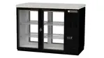 Beverage Air BB48HC-1-FG-PT-B-27 Refrigerated Pass-Thru Back Bar Open Food Rated