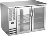 Beverage Air BB48HC-1-FG-PT-S Refrigerated Pass-Thru Back Bar Open Food Rated