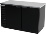 Beverage Air BB58HC-1-B Black 2 Solid Door Refrigerated Back Bar Storage Cabinet, 115 Volts