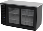 Beverage Air BB58HC-1-GS-B Black 2 Glass Door Refrigerated Back Bar Storage Cabinet, 115 Volts