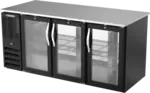 Beverage Air BB72HC-1-G-PT-B Refrigerated Back Bar Pass-Thru Storage Cabinet