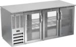 Beverage Air BB72HC-1-G-PT-S Refrigerated Back Bar Pass-Thru Storage Cabinet