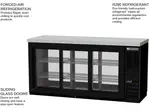 Beverage Air BB72HC-1-GS-PT-B-27 Refrigerated Back Bar Pass-Thru Storage Cabinet