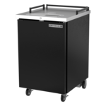 Beverage Air BM23HC-B-28 Without Tap Tower 1/2 Barrel Draft Beer Cooler - Black, 1 Keg Capacity, 115 Volts