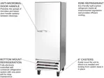 Beverage Air FB12HC-1S 24'' 11.8 cu. ft. Bottom Mounted 1 Section Solid Door Reach-In Freezer
