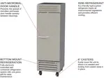 Beverage Air FB23HC-1S 27.25'' 22.5 cu. ft. Bottom Mounted 1 Section Solid Door Reach-In Freezer