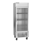 Beverage Air FB27HC-1G 30'' 26.57 cu. ft. Bottom Mounted 1 Section Glass Door Reach-In Freezer