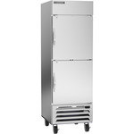 Beverage Air HBF23HC-1-HS 27.25'' 22.5 cu. ft. Bottom Mounted 1 Section Solid Half Door Reach-In Freezer