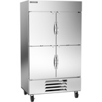 Beverage Air HBF44HC-1-HS 47'' 44.0 cu. ft. Bottom Mounted 2 Section Solid Door Reach-In Freezer