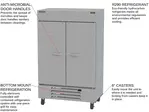 Beverage Air HBF49HC-1 52.00'' 46.2 cu. ft. Bottom Mounted 2 Section Solid Door Reach-In Freezer