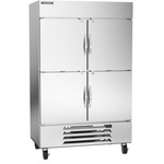 Beverage Air HBF49HC-1-HS 52'' 46.2 cu. ft. Bottom Mounted 2 Section Solid Door Reach-In Freezer