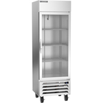 Beverage Air HBR19HC-1-G 27.25'' Bottom Mounted 1 Section Glass Door Reach-In Refrigerator