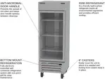 Beverage Air HBR27HC-1-G 30'' 25.88 cu. ft. Bottom Mounted 1 Section Glass Door Reach-In Refrigerator
