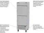 Beverage Air HBR27HC-1-HS 30'' 25.88 cu. ft. Bottom Mounted 1 Section Solid Half Door Reach-In Refrigerator