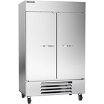 Beverage Air HBR49HC-1 52'' 46.15 cu. ft. Bottom Mounted 2 Section Solid Door Reach-In Refrigerator